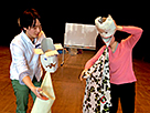 2014 Workshop by Deaf Puppet Theater Hitomi - Photo : Foundation Modern Puppet Center